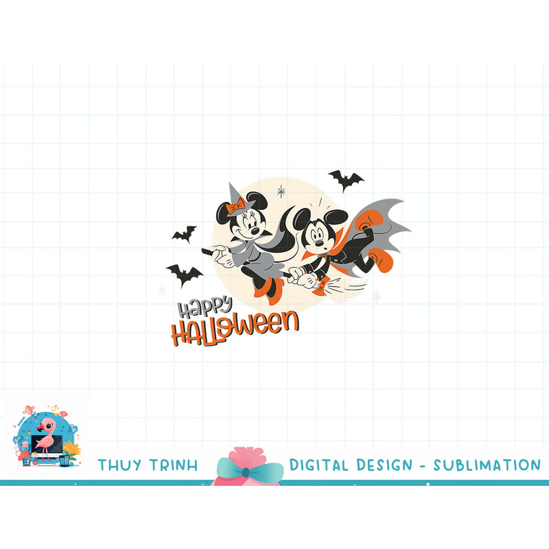 Disney Halloween Minnie and Minnie Flying png, sublimation copy.jpg