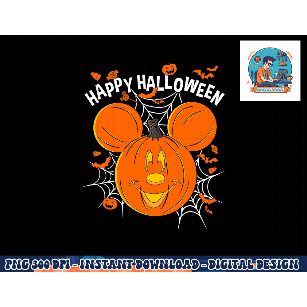 Disney Mickey & Friends Mickey Pumpkin Happy Halloween png, sublimation copy.jpg