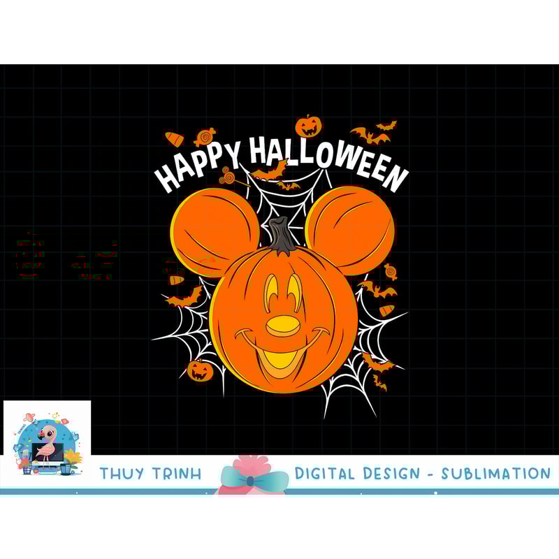 Disney Mickey & Friends Mickey Pumpkin Happy Halloween png, sublimation copy.jpg