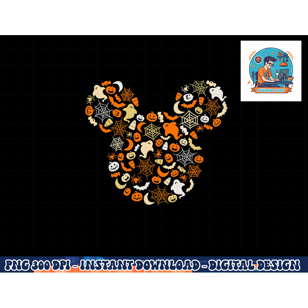 Disney Mickey Mouse Halloween Ghosts Pumpkins Spiders png, sublimation copy.jpg