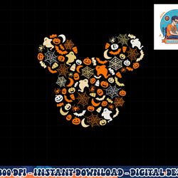 disney mickey mouse halloween ghosts pumpkins spiders png, sublimation copy