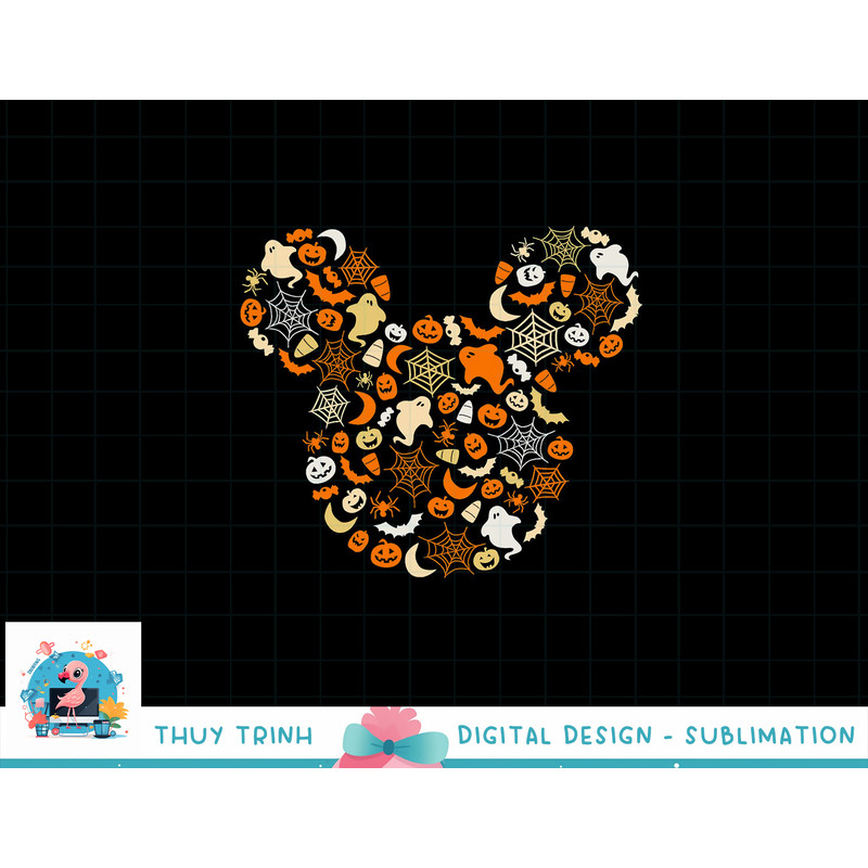 Disney Mickey Mouse Halloween Ghosts Pumpkins Spiders png, sublimation copy.jpg