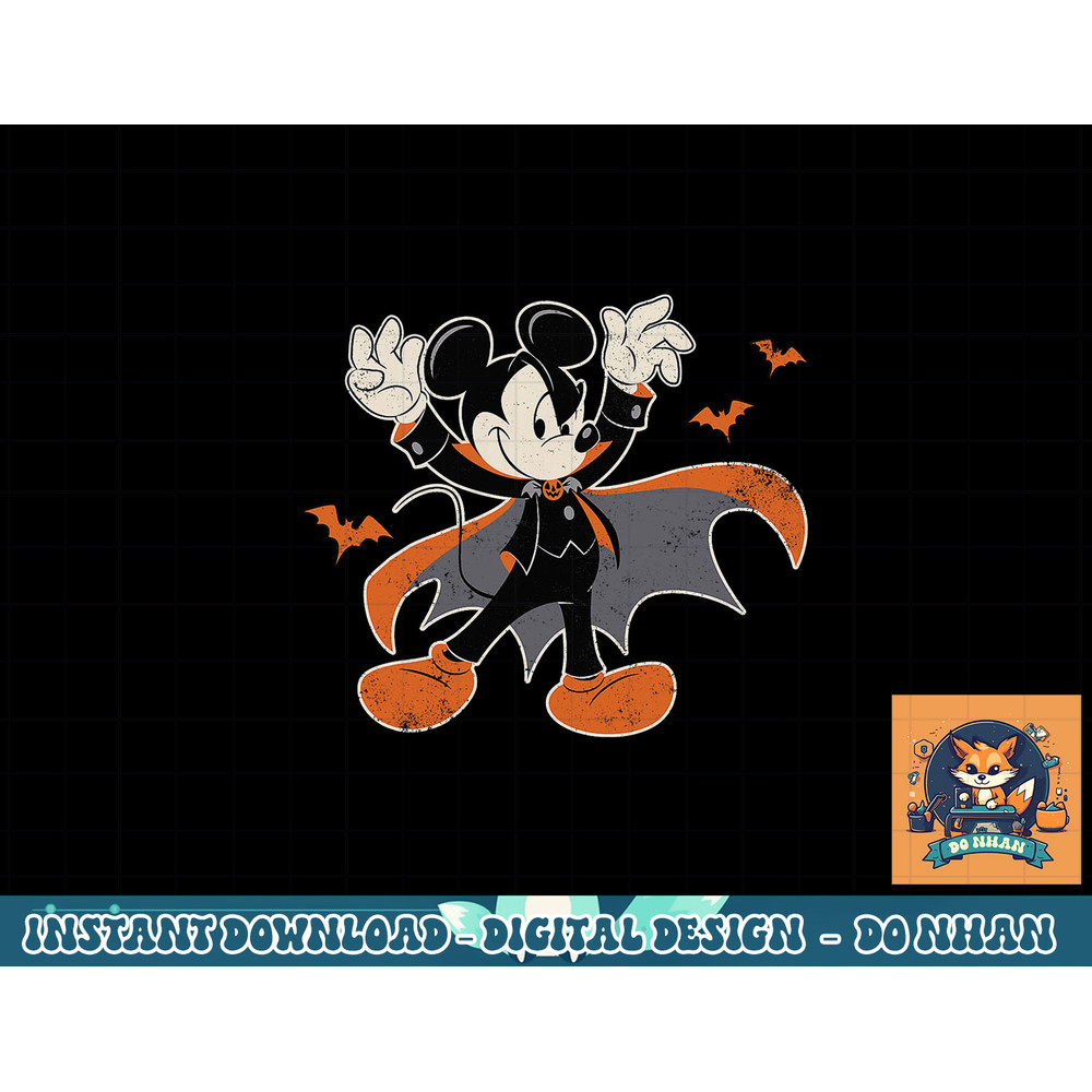 Disney Mickey Mouse Spooky Dracula Costume Halloween png, sublimation copy.jpg