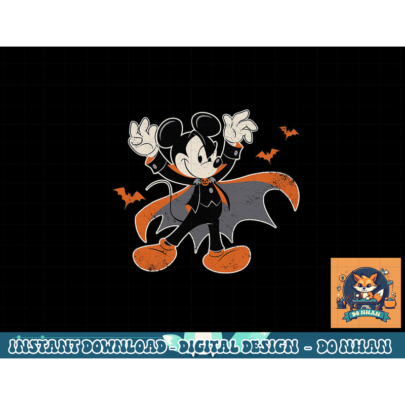 Disney Mickey Mouse Spooky Dracula Costume Halloween png, sublimation copy.jpg