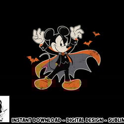 disney mickey mouse spooky dracula costume halloween png, sublimation copy