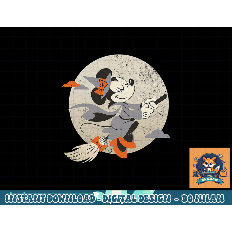 Disney Minnie Mouse Flying Witch Costume Halloween png, sublimation copy.jpg
