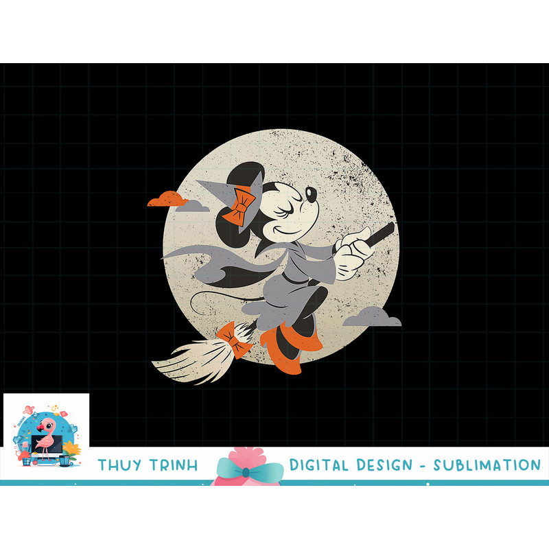 Disney Minnie Mouse Flying Witch Costume Halloween png, sublimation copy.jpg