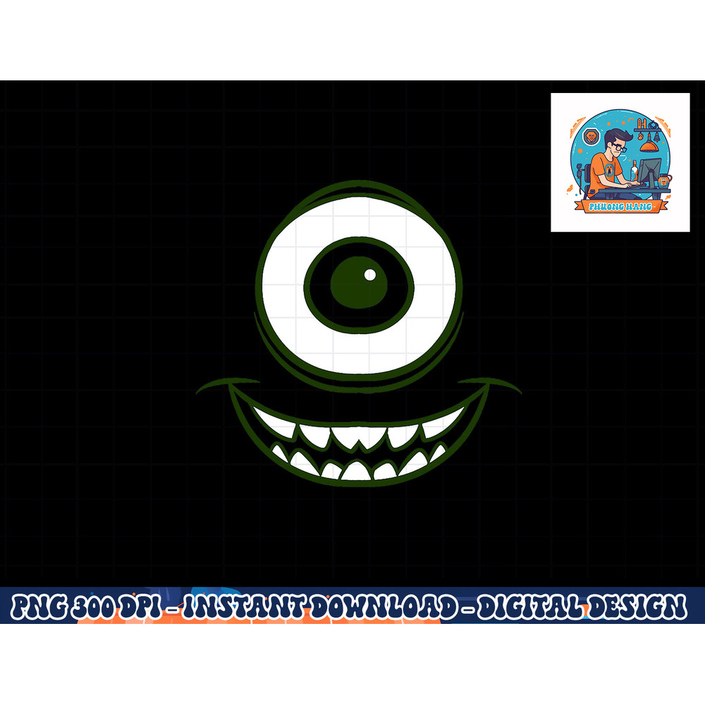 Disney Monsters Inc. Mike Wazowski Halloween png, sublimation copy.jpg