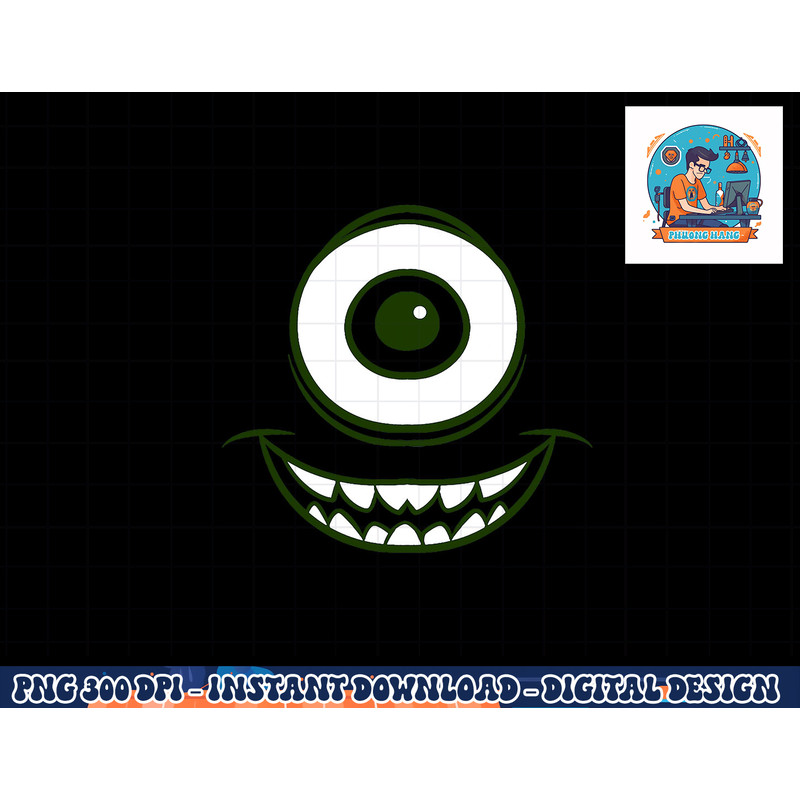 Disney Monsters Inc. Mike Wazowski Halloween png, sublimation copy.jpg