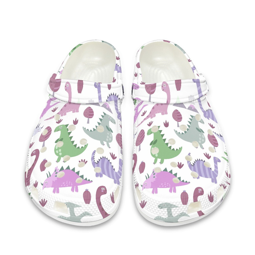 Dinosaurs Crocs Shoes , Adult Personalized Name Shoes , Dinosaurs Lover Gift Ideas , EU Size 36-48.jpg