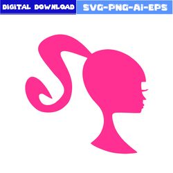 Barbie Face Svg, Barbie Girl Svg, Barbie Svg, Girl Svg, Barbie Princess Svg, Princess Svg, Cartoon Svg, Png Eps File