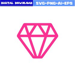 Pink Diamond Svg, Barbie Girl Svg, Barbie Svg, Girl Svg, Barbie Princess Svg, Princess Svg, Cartoon Svg, Png Eps File