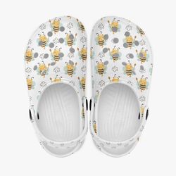 honey bee clog shoes unisex, honey bee crocs, animal crocs, animal sandals, animal clog shoes, animals