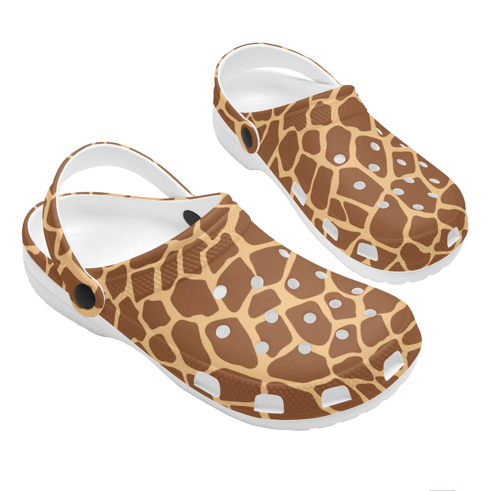Women's Shoes Giraffe Clogs Comfort Shoes Footwear Gift for Her Casual Shoes Woman Shoes Womens Shoes Clogs Slip on Shoes Gift for Friend.jpg