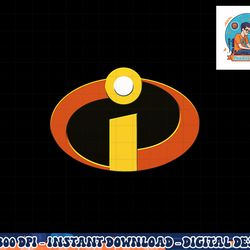 disney pixar incredibles logo halloween costume png, sublimation copy