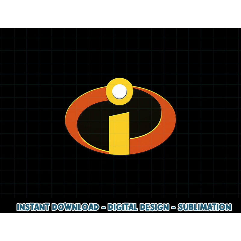 Disney Pixar Incredibles Logo Halloween Costume png, sublimation copy.jpg