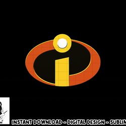 disney pixar incredibles logo halloween costume png, sublimation copy