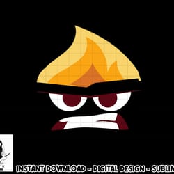 disney pixar inside out angry face halloween png, sublimation copy