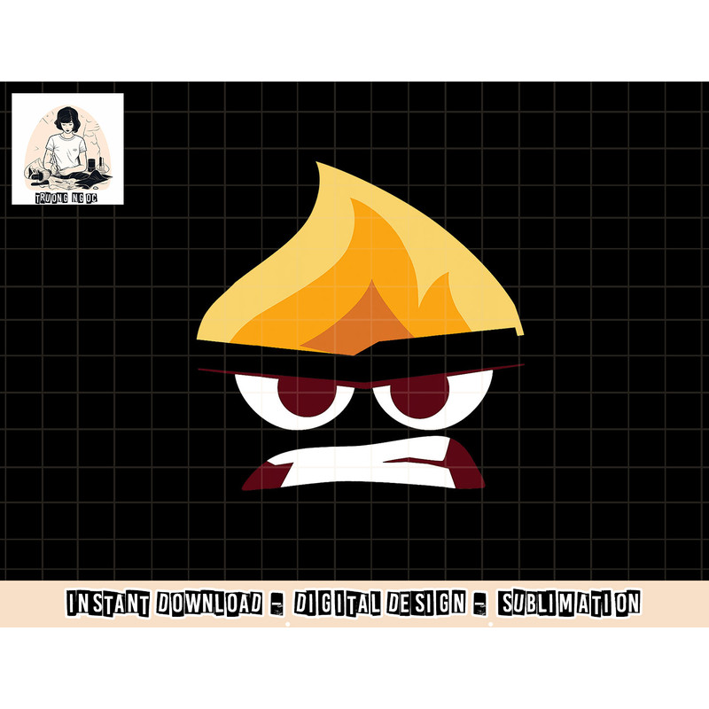 Disney Pixar Inside Out Angry Face Halloween png, sublimation copy.jpg