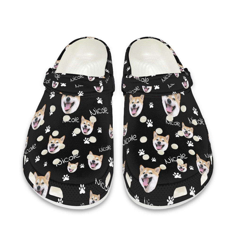 Custom Pet Face Crocs Shoes , Funny Dog Slippers , Personalized Name Shoes , Best Gift For Dog  Cat Owner , EU Size 36-48.jpg