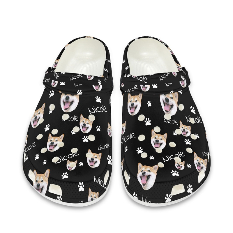 Custom Pet Face Crocs Shoes , Funny Dog Slippers , Personalized Name Shoes , Best Gift For Dog  Cat Owner , EU Size 36-48.jpg