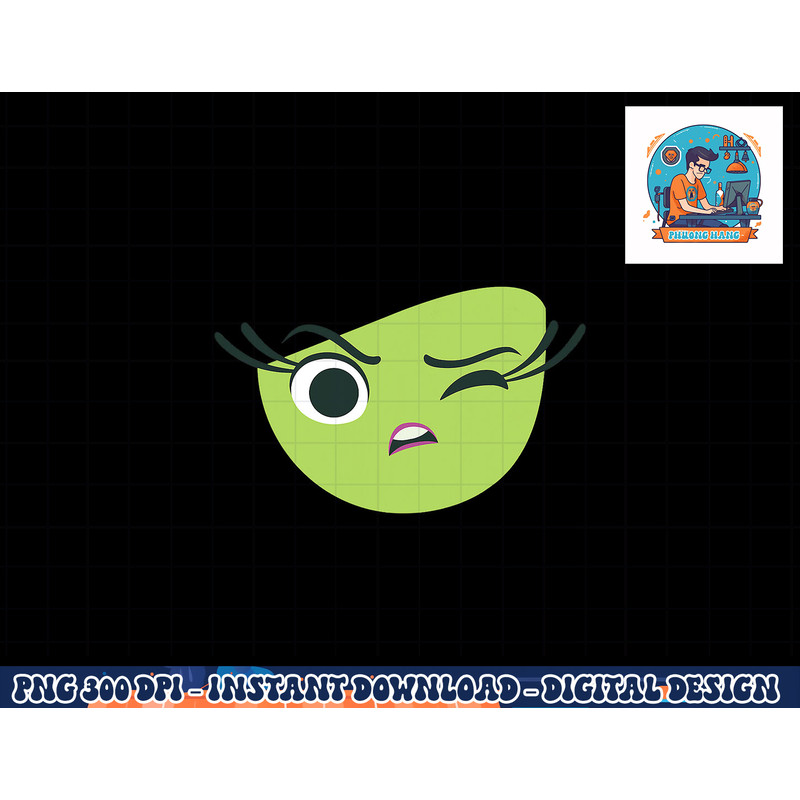 Disney Pixar Inside Out Disgust Halloween png, sublimation copy.jpg