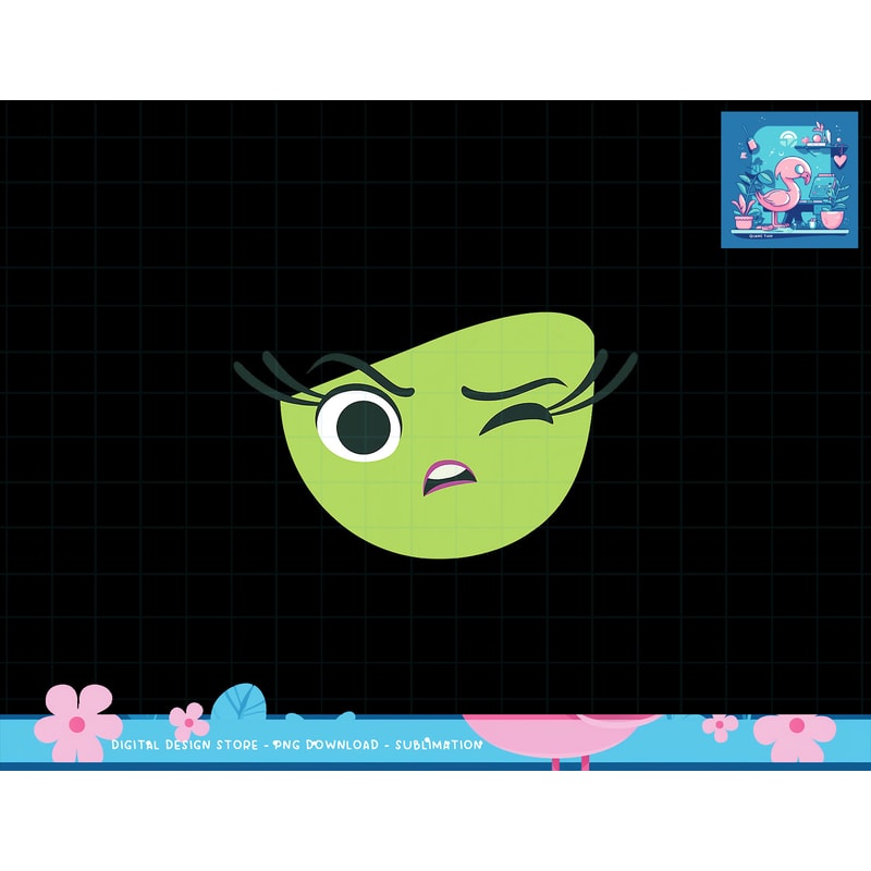 Disney Pixar Inside Out Disgust Halloween png, sublimation copy.jpg