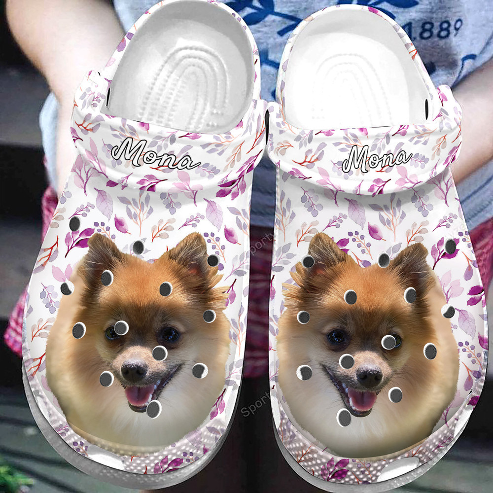 Personalized Pet Face Crocs Shoes, Funny Dog Slippers , Personalized Photo Shoes , Purple WatercolorCat Owner, EU 36-48, US Size 45 - 12-2.jpg