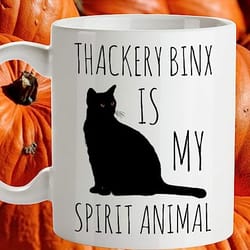 no9 thackery binx mug hocus pocus cat thackery binx is my spirit animal halloween mug black cat halloween cat lovers