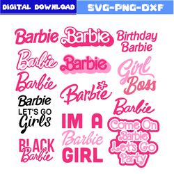 Barbie Logo, Im A Barbie Girl Svg, Barbie Princess Svg, Princess Svg, Barbie Girl Svg, Barbie Svg, Girl Svg, Cartoon Svg