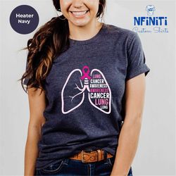 lung cancer awareness shirt, lung cancer awarness sweatshirt, lung cancer t-shirt, cancer support shirt, cancer survivor