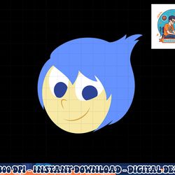 disney pixar inside out joy face halloween png, sublimation copy