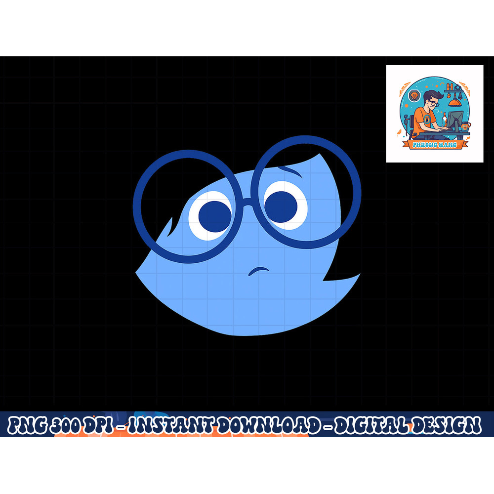 Disney Pixar Inside Out Sad Face Halloween png, sublimation copy.jpg