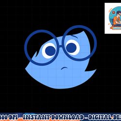 disney pixar inside out sad face halloween png, sublimation copy