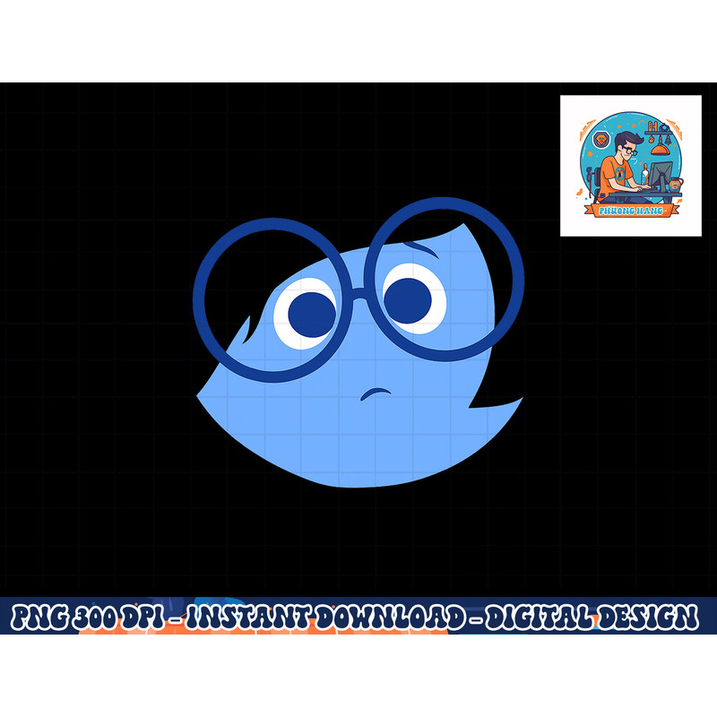 Disney Pixar Inside Out Sad Face Halloween png, sublimation copy.jpg