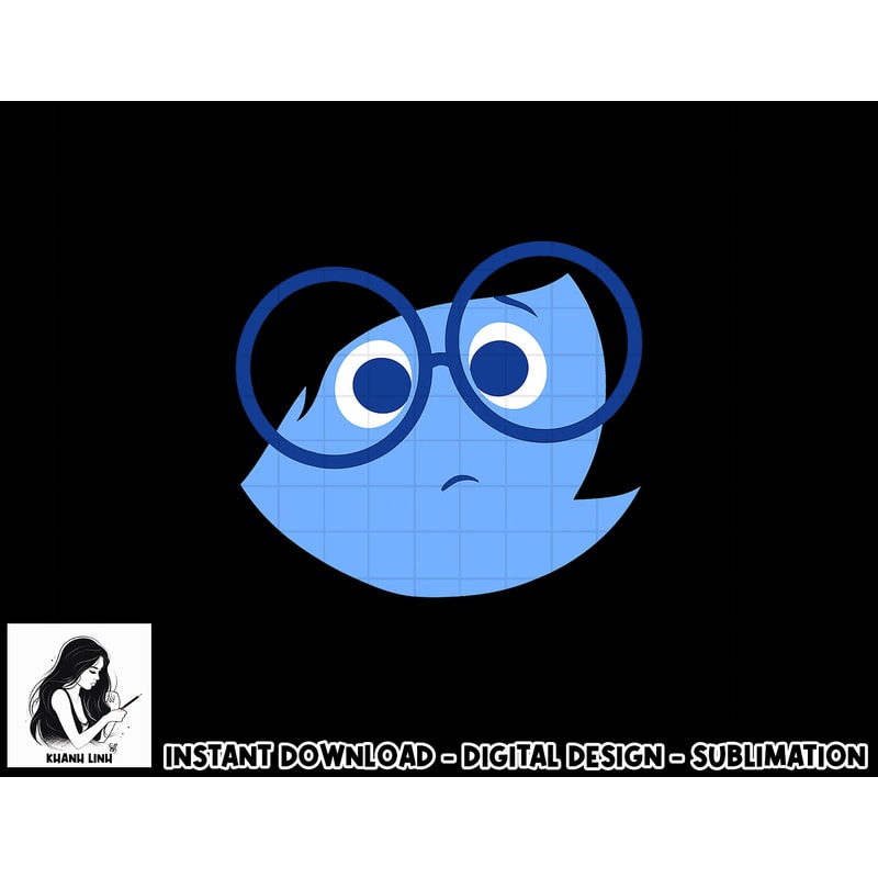 Disney Pixar Inside Out Sad Face Halloween png, sublimation copy.jpg