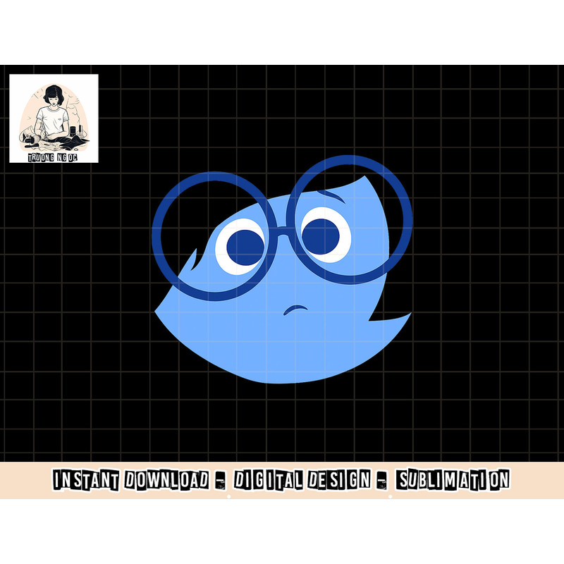 Disney Pixar Inside Out Sad Face Halloween png, sublimation copy.jpg