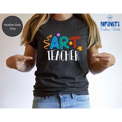 art teacher shirt, art teacher gift, gift for teacher, teacher shirt, art tshirt, artist t-shirt, art lover tee, art shi