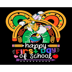 funny disney first day of school svg, back to school svg, disneyland school svg, mickey study svg, 1st day of school svg