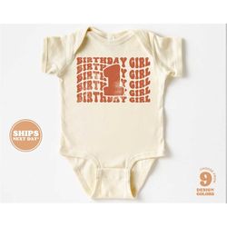 1st birthday onesie - girls 1 birthday bodysuit - first birthday onesie 5535-c