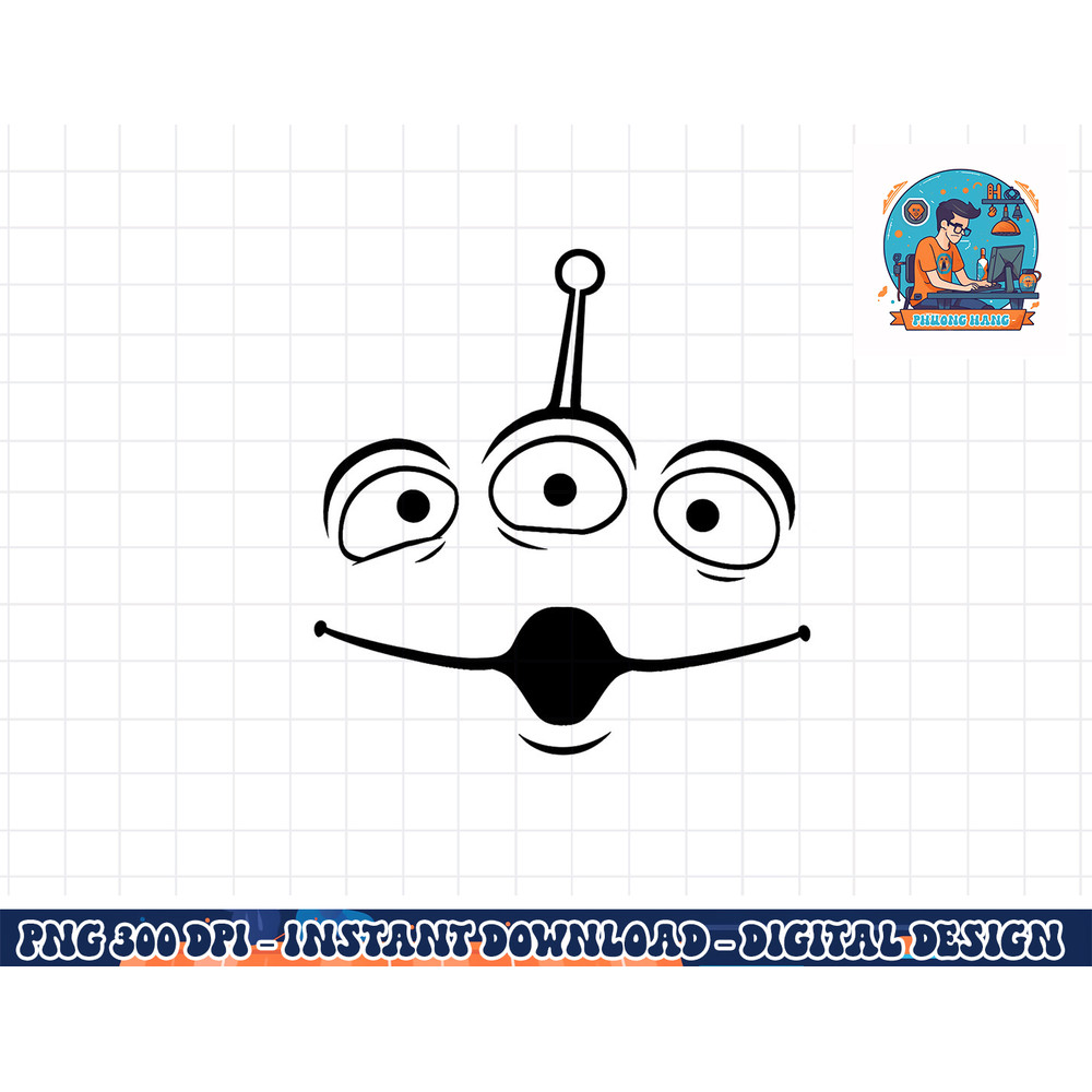 Disney Pixar Toy Story Alien Face Halloween png, sublimation copy.jpg