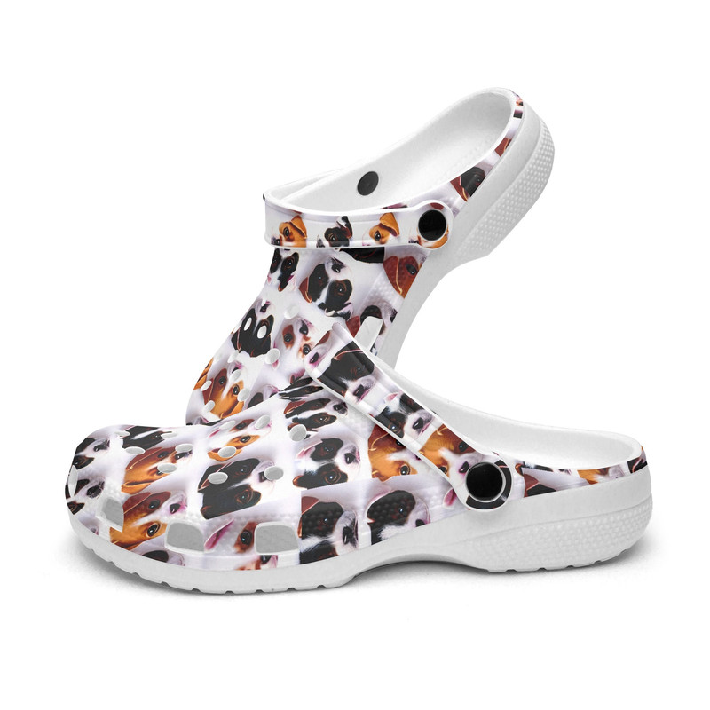 Unisex CrocClogs Cool Cute Puppies Power  Retro Groovy Vibes Puppies  Cute Puppies  Maltese Puppy  Maltese Puppies.jpg