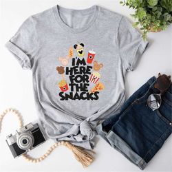 i'm here for the snacks disney shirt, disney snacks shirt, disney vacation shirts, disney snacking shirt
