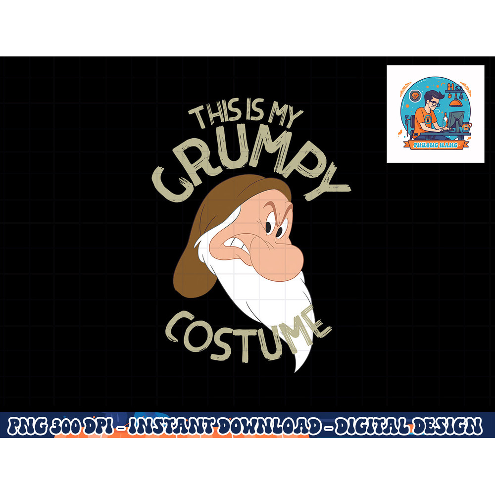 Disney Snow White This Is My Grumpy Costume Halloween png, sublimation copy.jpg