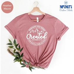 perhaps you were created shirt, religious shirt, faith t shirt, vertical cross, faith cross, religious shirt, jesus love