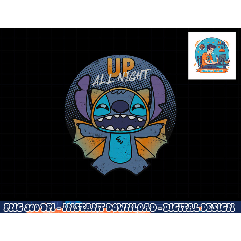 Disney Stitch Halloween Bat Costume Up All Night png, sublimation copy.jpg