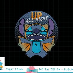 disney stitch halloween bat costume up all night png, sublimation copy