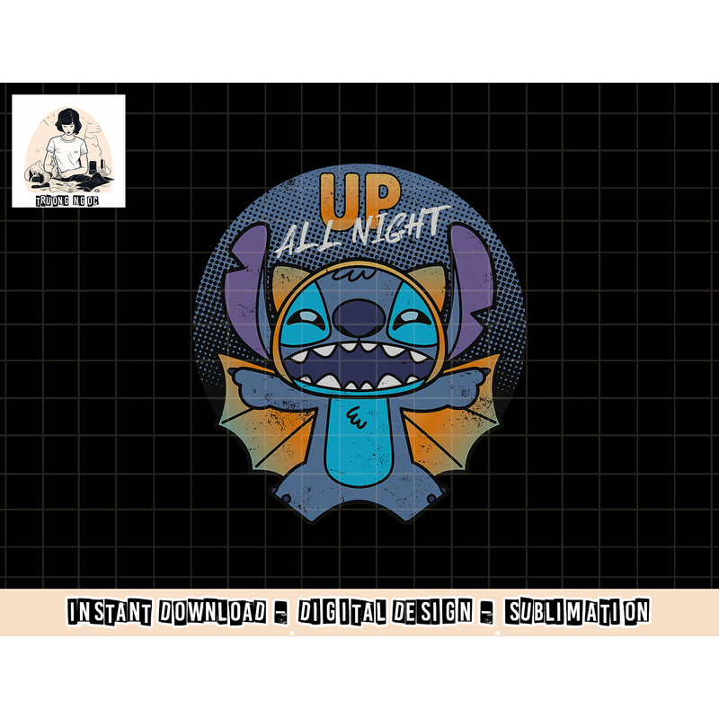 Disney Stitch Halloween Bat Costume Up All Night png, sublimation copy.jpg