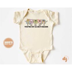 baby onesie - you're my lucky charm st patricks day shirts & bodysuit - st patricks day natural onesie 5532