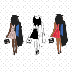 black queen graduation im done svg bundle, black girl svg, black queen svg, black woman svg, black beauty svg, afro quee